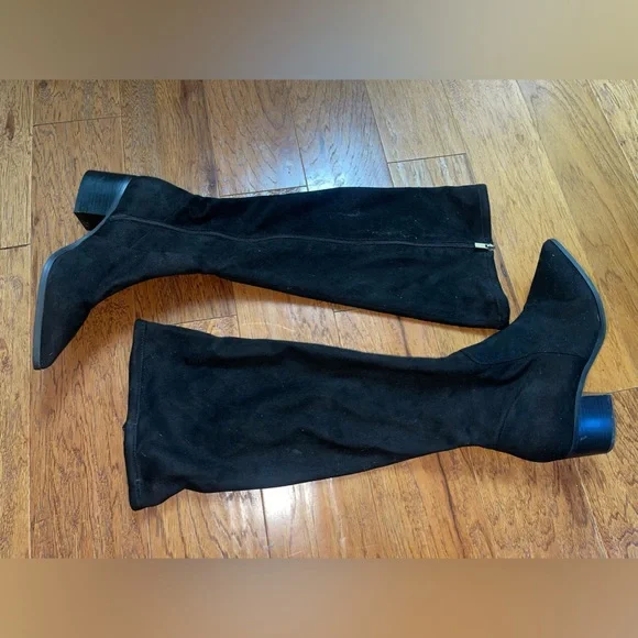 Eloquii Shoes Eloquii Thigh High Size 9w Black Boots Poshmark